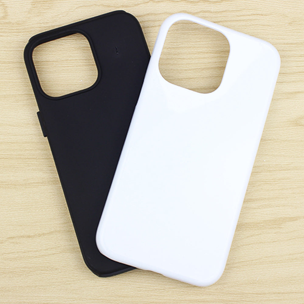 20Pcs  /  Pack For iPhone 15 TPU+PC Case 3D Sublimation Blank Glossy Phone Cover