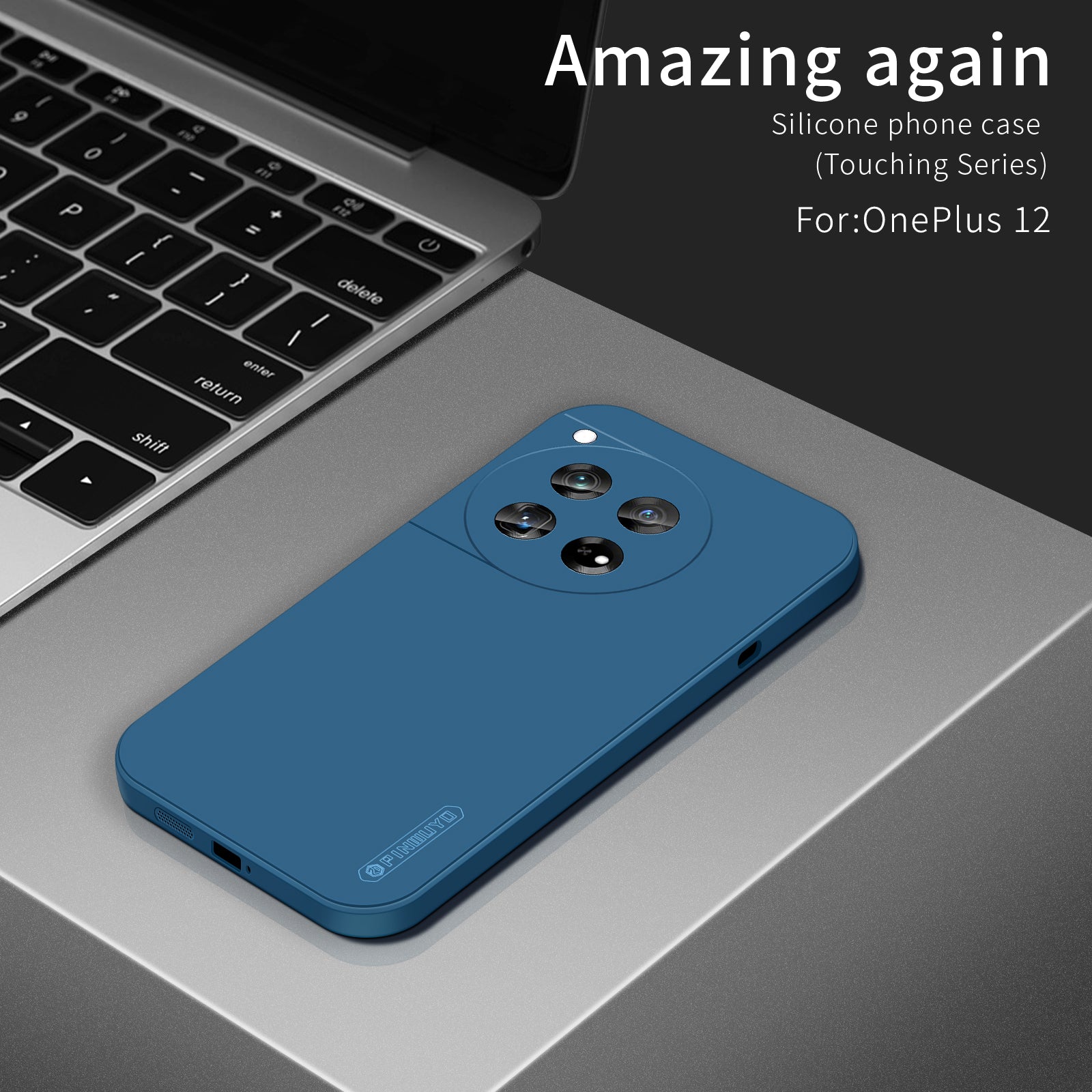 PINWUYO JK Touching Series For OnePlus 12 5G Case Anti-Scratch Soft TPU Back Cover