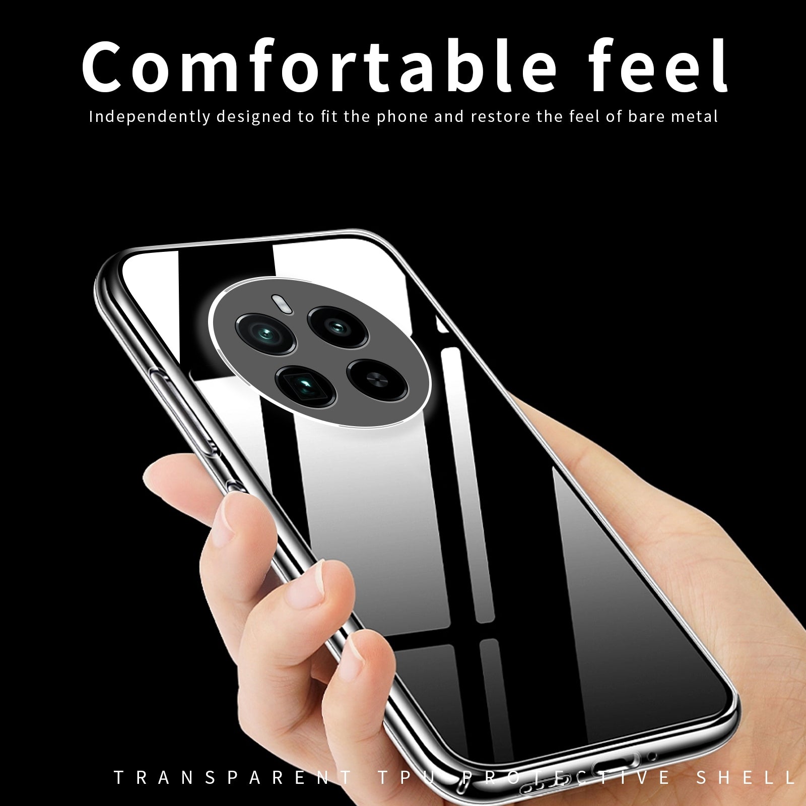 MOFI For Realme 12+ 5G Case Flexible Scratch Resistant TPU Phone Cover