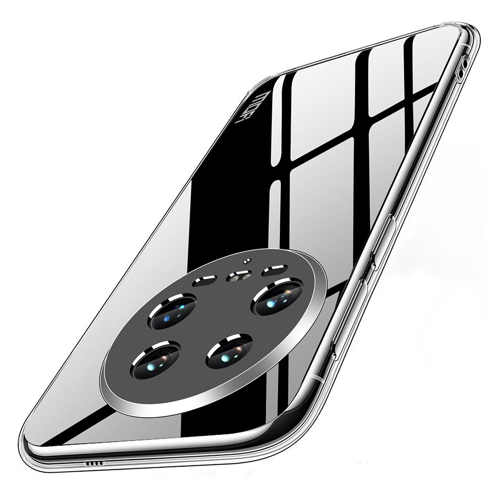MOFI For Xiaomi 14 Ultra TPU Case Transparent Phone Cover Anti-scratch