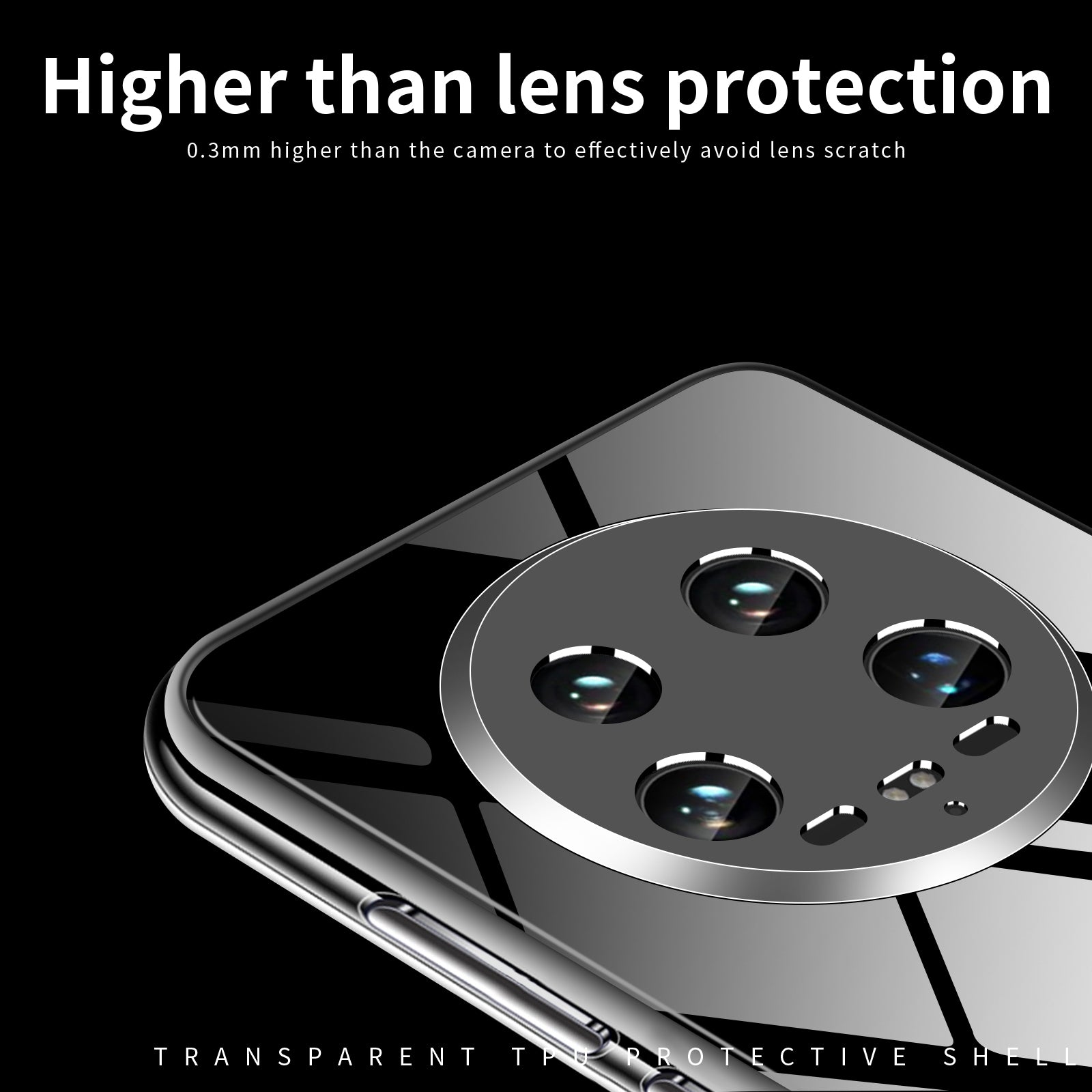 MOFI For Xiaomi 14 Ultra TPU Case Transparent Phone Cover Anti-scratch