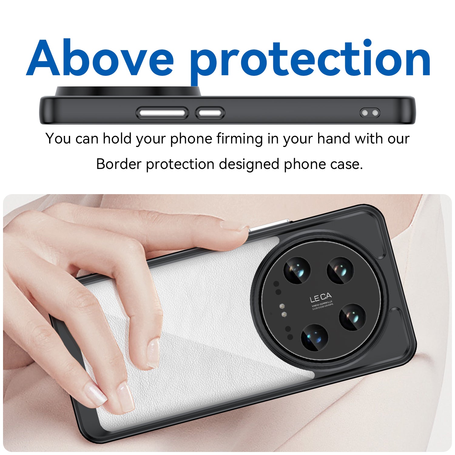 For Xiaomi 14 Ultra Case Drop-resistant TPU+Acrylic Phone Protective Cover