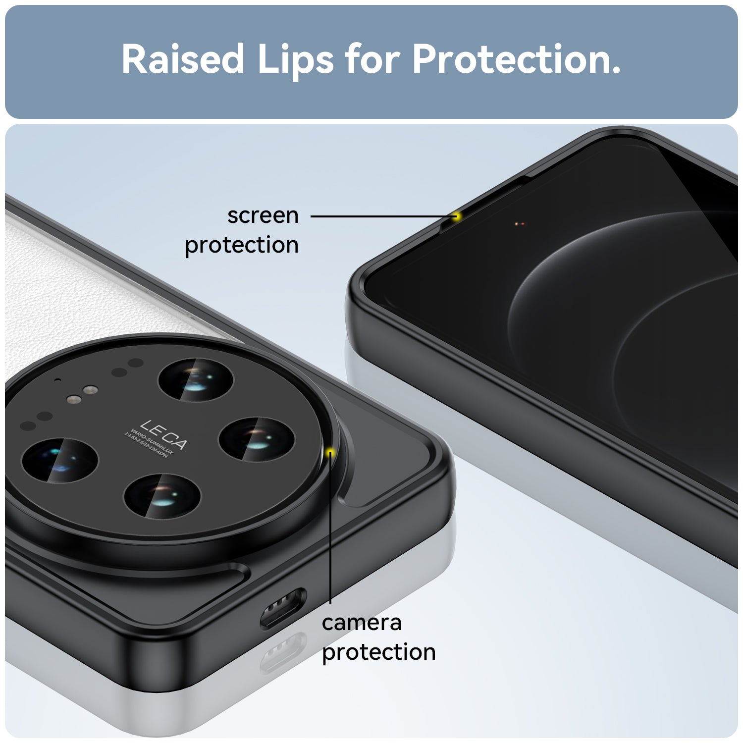 For Xiaomi 14 Ultra Case Drop-resistant TPU+Acrylic Phone Protective Cover
