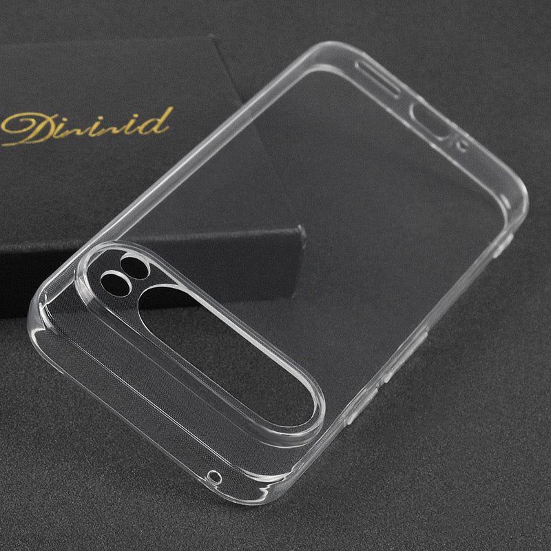 For Google Pixel 9 Transparent Case TPU Flexible Back Phone Cover