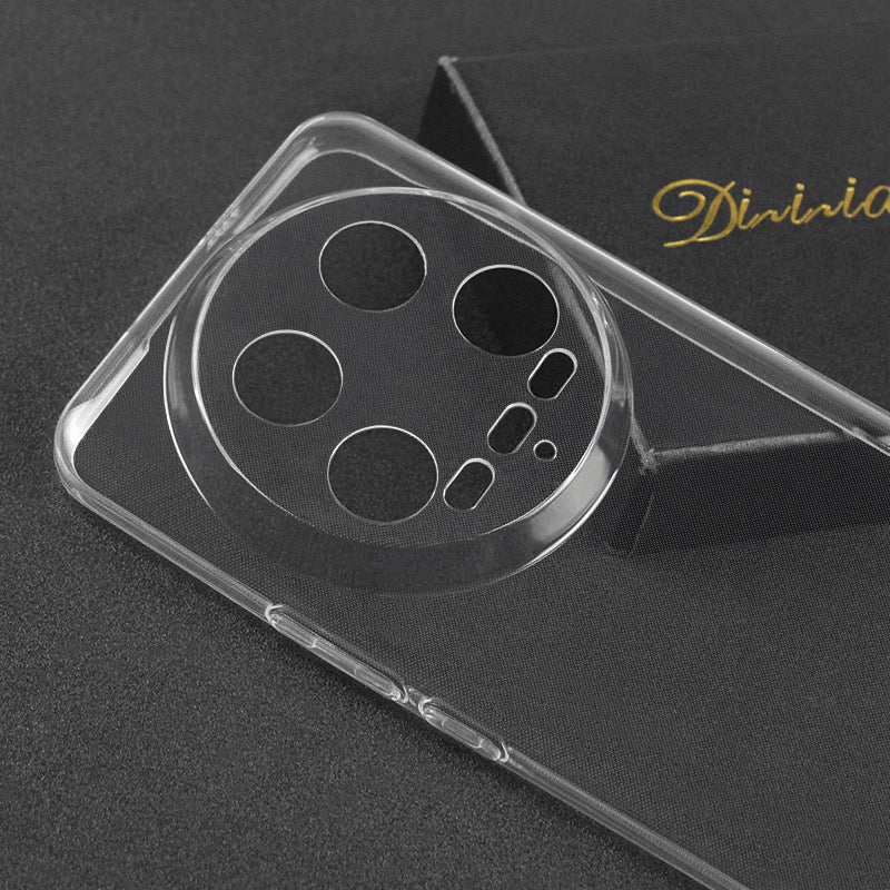 For Xiaomi 14 Ultra Case Clear Slim-Fit TPU Drop Protection Phone Protective Cover