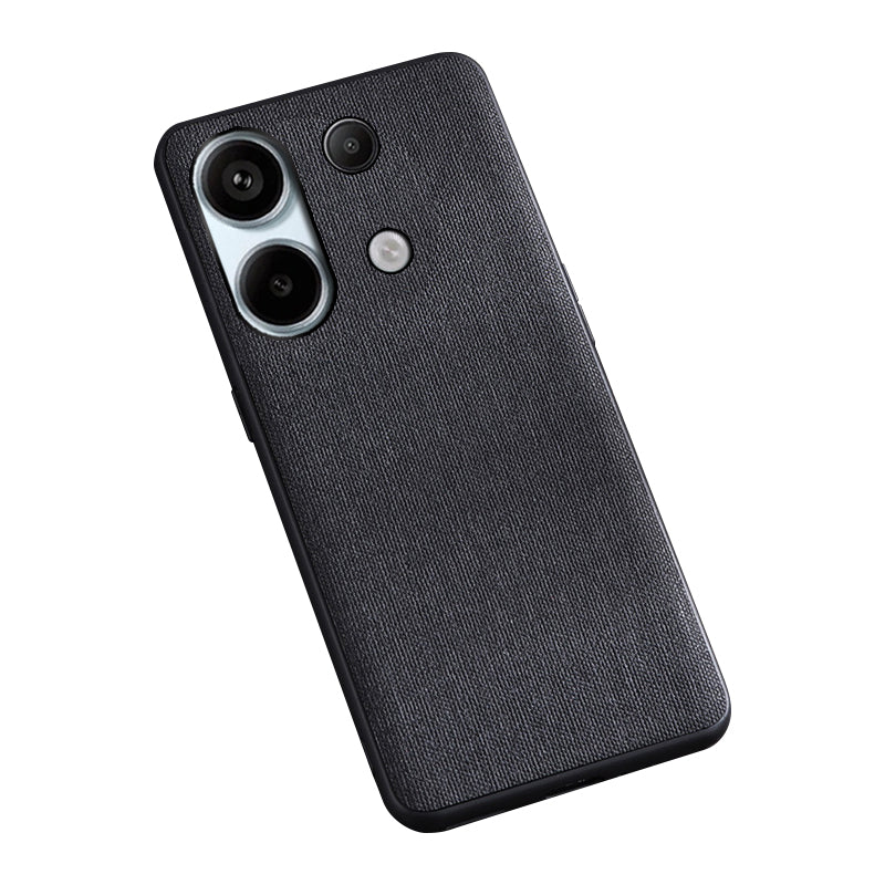For Xiaomi Redmi Note 13 4G Case Cloth Texture Hard PC Protective Phone Cover
