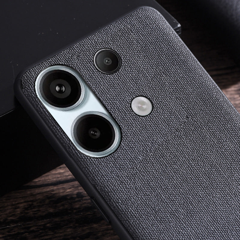 For Xiaomi Redmi Note 13 4G Case Cloth Texture Hard PC Protective Phone Cover