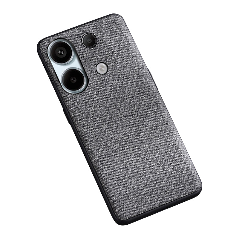 For Xiaomi Redmi Note 13 4G Case Cloth Texture Hard PC Protective Phone Cover