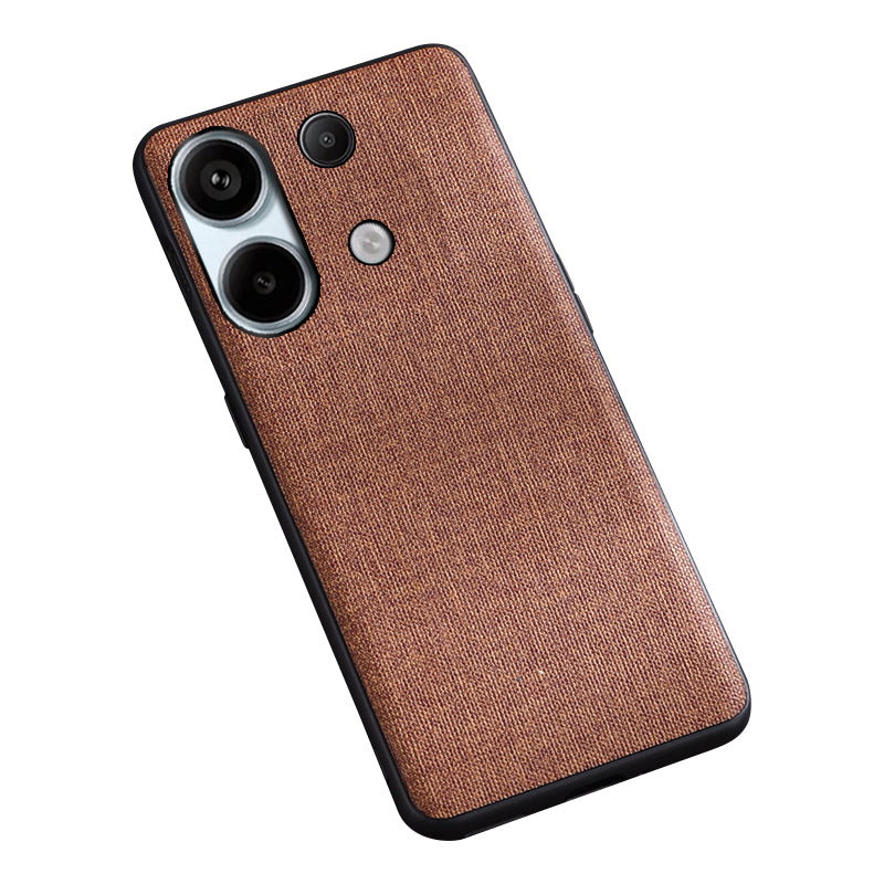 For Xiaomi Redmi Note 13 4G Case Cloth Texture Hard PC Protective Phone Cover