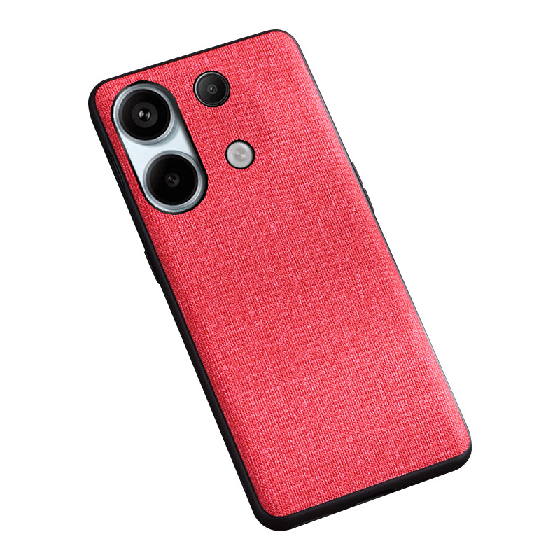 For Xiaomi Redmi Note 13 4G Case Cloth Texture Hard PC Protective Phone Cover