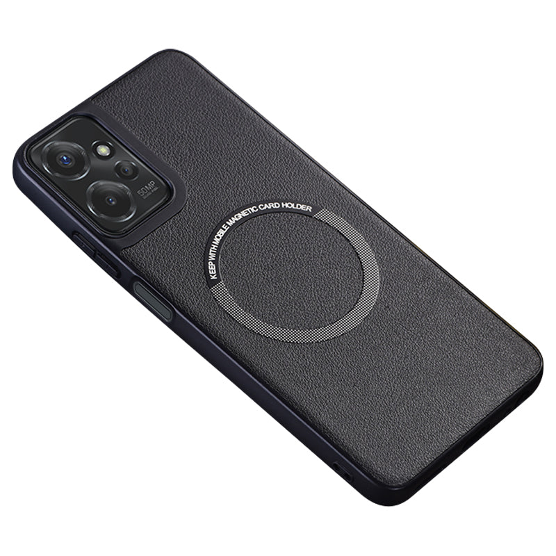 For Motorola Moto G 5G (2024) Phone Case Compatible with MagSafe PU Leather+TPU Cover