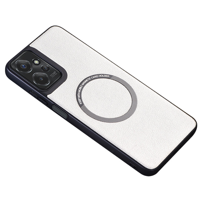 For Motorola Moto G 5G (2024) Phone Case Compatible with MagSafe PU Leather+TPU Cover