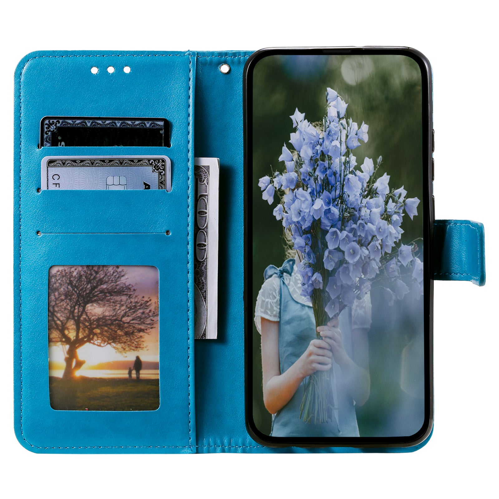 For Sony Xperia 1 VI Leather Case Mandala Flower Imprinted Folio Phone Cover