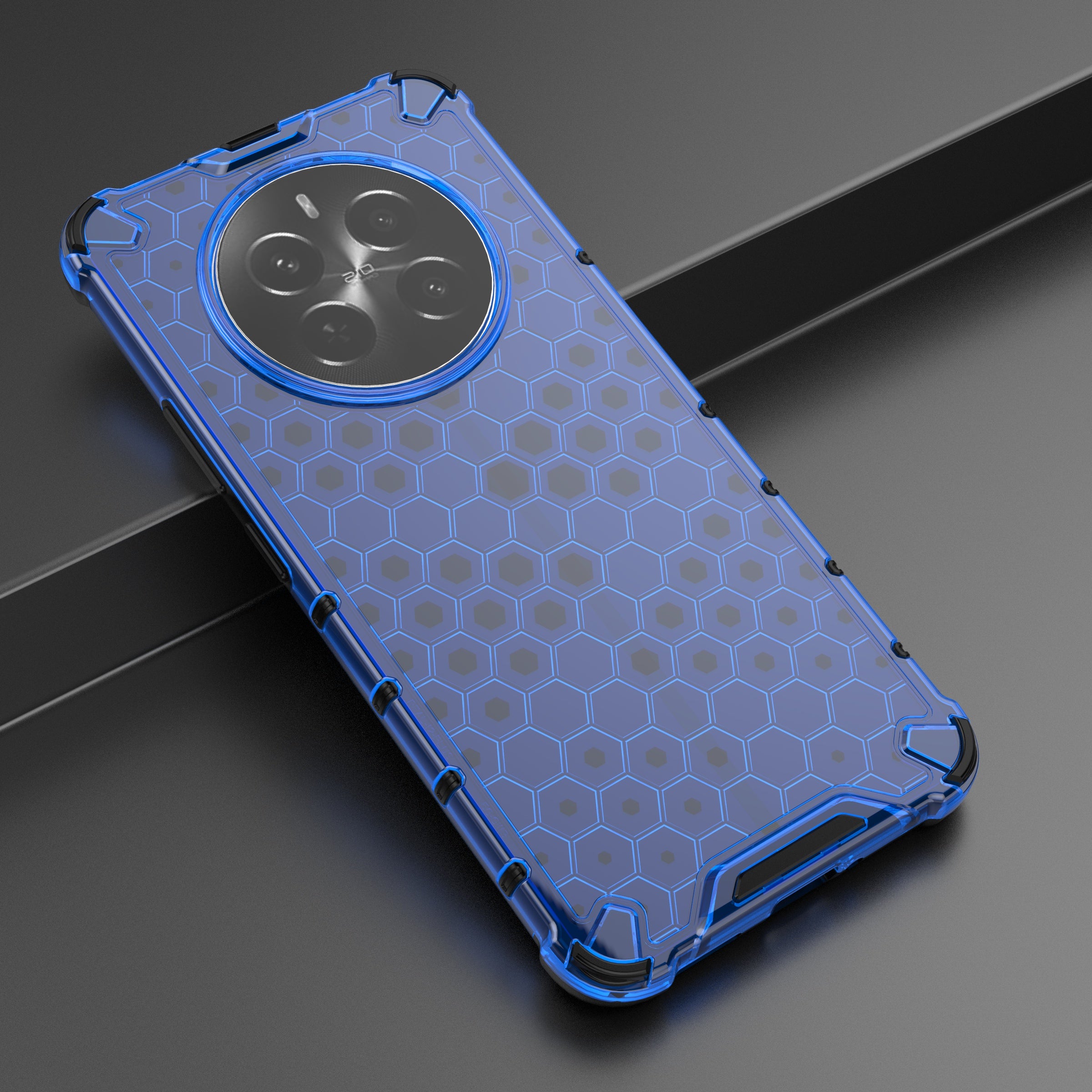 Realme 12+ 5G Case Four Corner Drop-proof PC+TPU Mobile Phone Cover