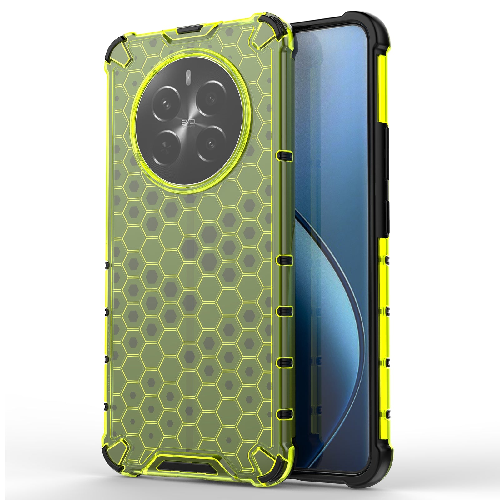 Realme 12+ 5G Case Four Corner Drop-proof PC+TPU Mobile Phone Cover