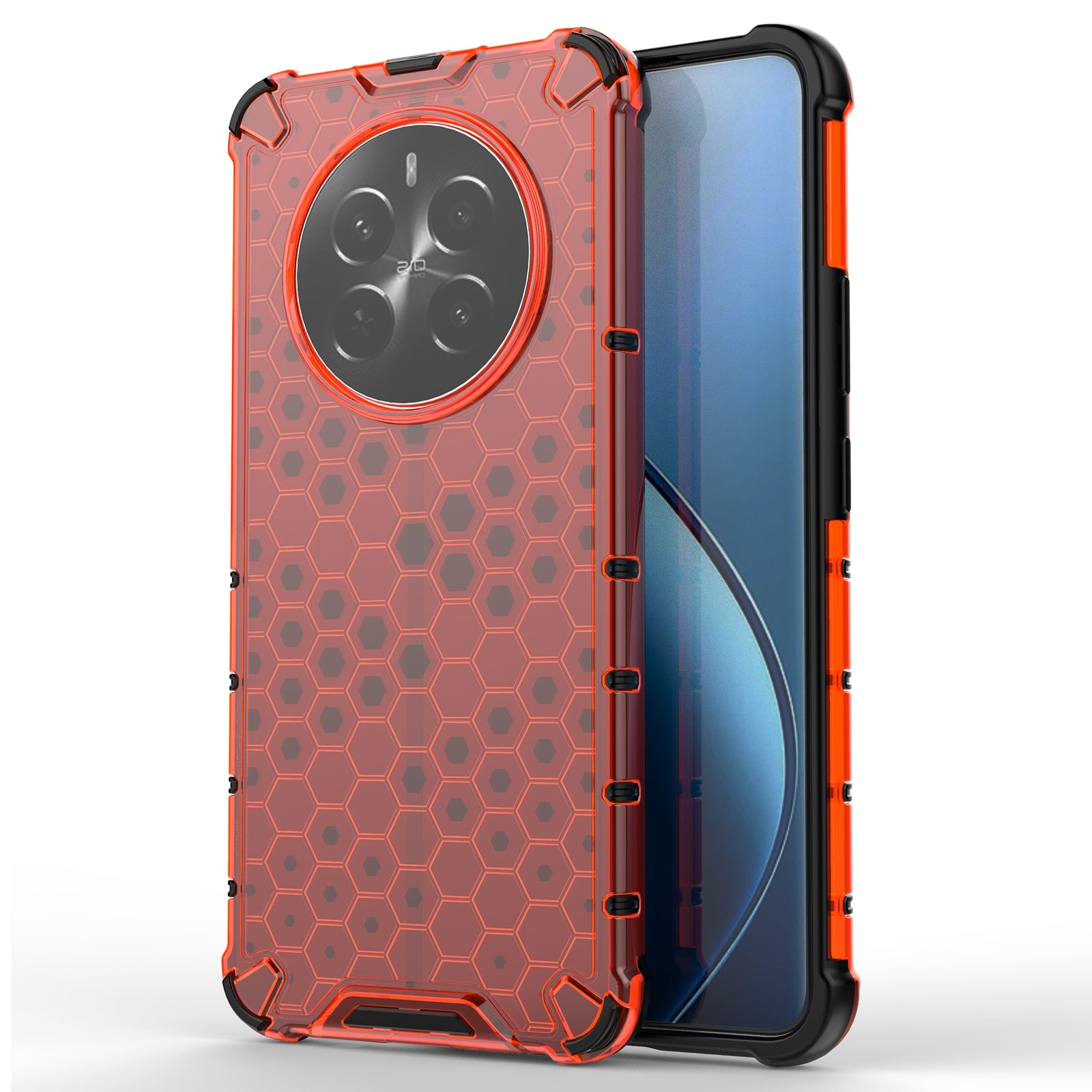 Realme 12+ 5G Case Four Corner Drop-proof PC+TPU Mobile Phone Cover