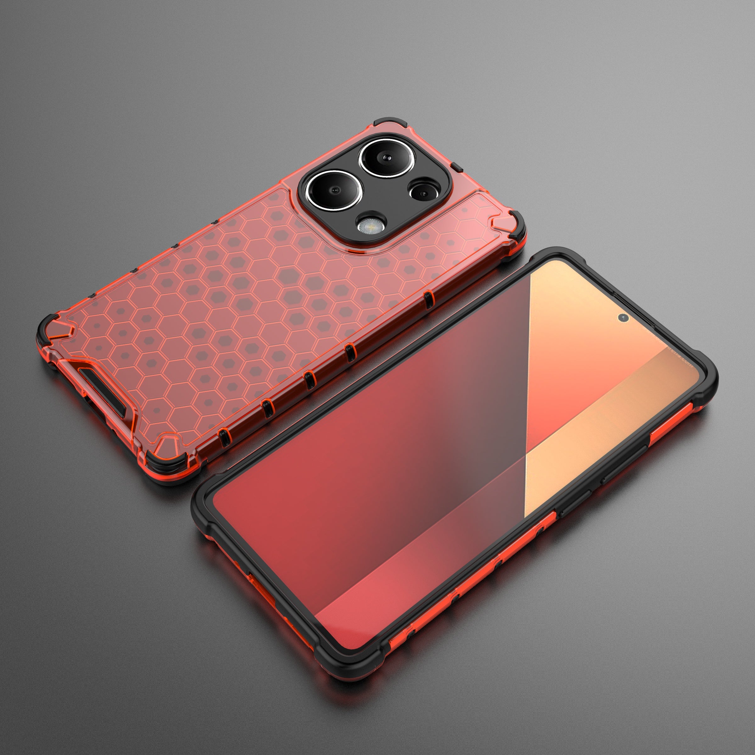 For Xiaomi Redmi Note 13 Pro 4G / Poco M6 Pro 4G Cell Phone Cases Soft TPU Hard PC Back Shell