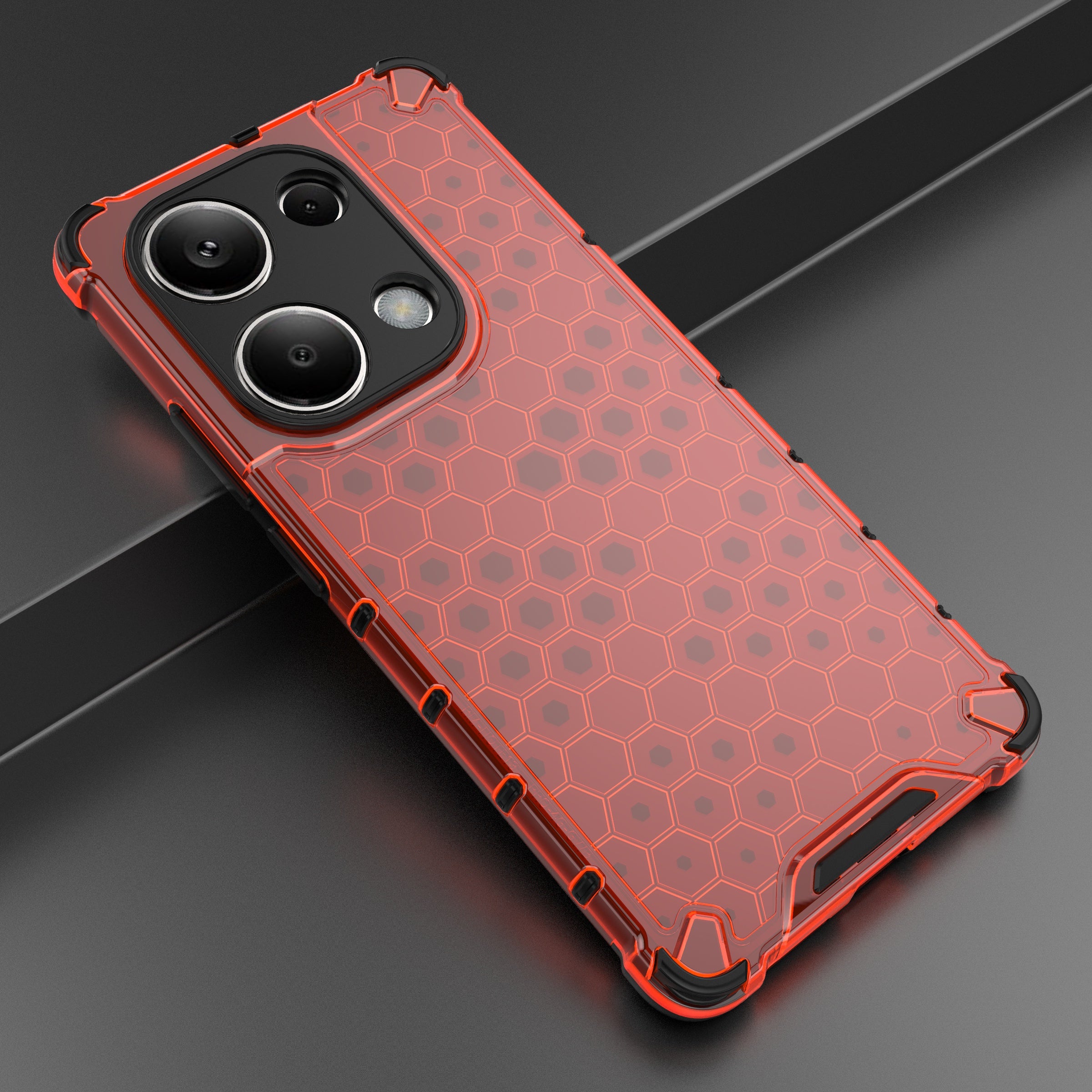 For Xiaomi Redmi Note 13 Pro 4G / Poco M6 Pro 4G Cell Phone Cases Soft TPU Hard PC Back Shell