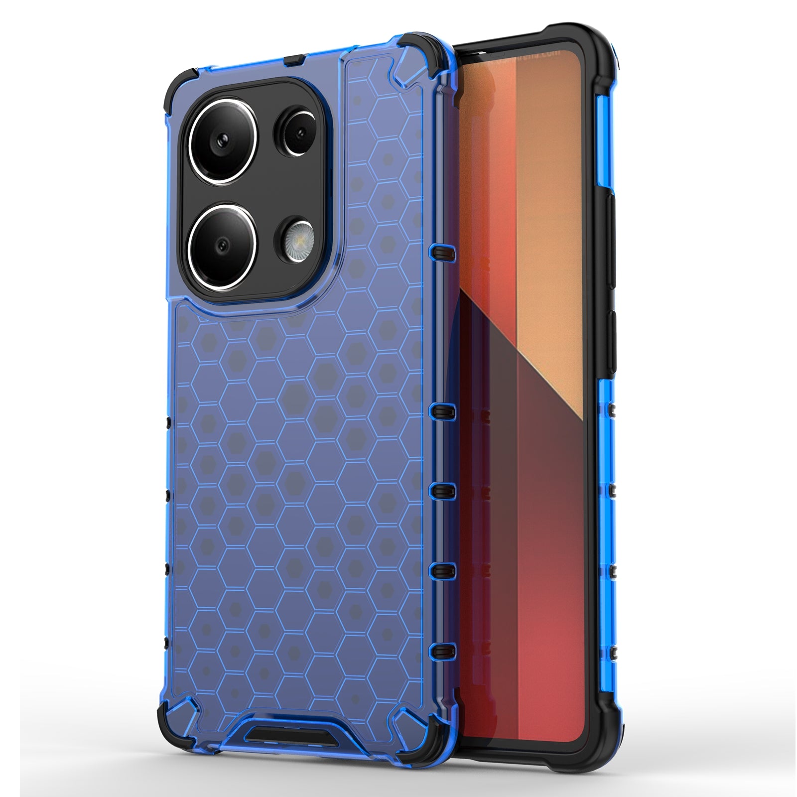 For Xiaomi Redmi Note 13 Pro 4G / Poco M6 Pro 4G Cell Phone Cases Soft TPU Hard PC Back Shell
