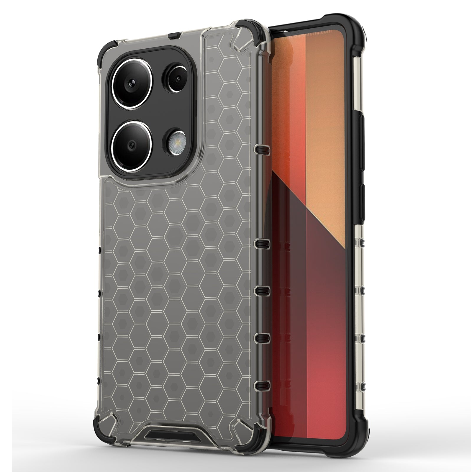 For Xiaomi Redmi Note 13 Pro 4G / Poco M6 Pro 4G Cell Phone Cases Soft TPU Hard PC Back Shell