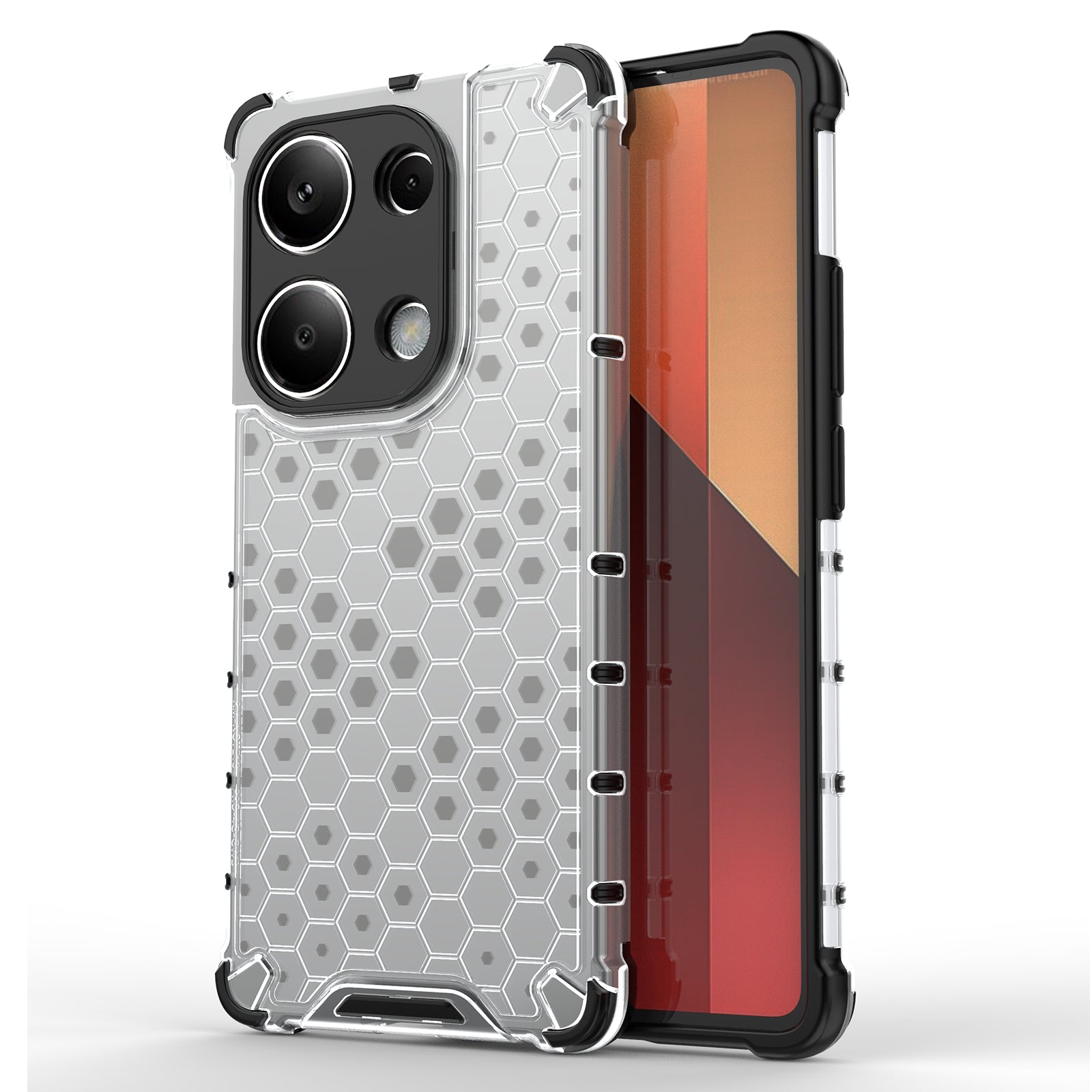 For Xiaomi Redmi Note 13 Pro 4G / Poco M6 Pro 4G Cell Phone Cases Soft TPU Hard PC Back Shell