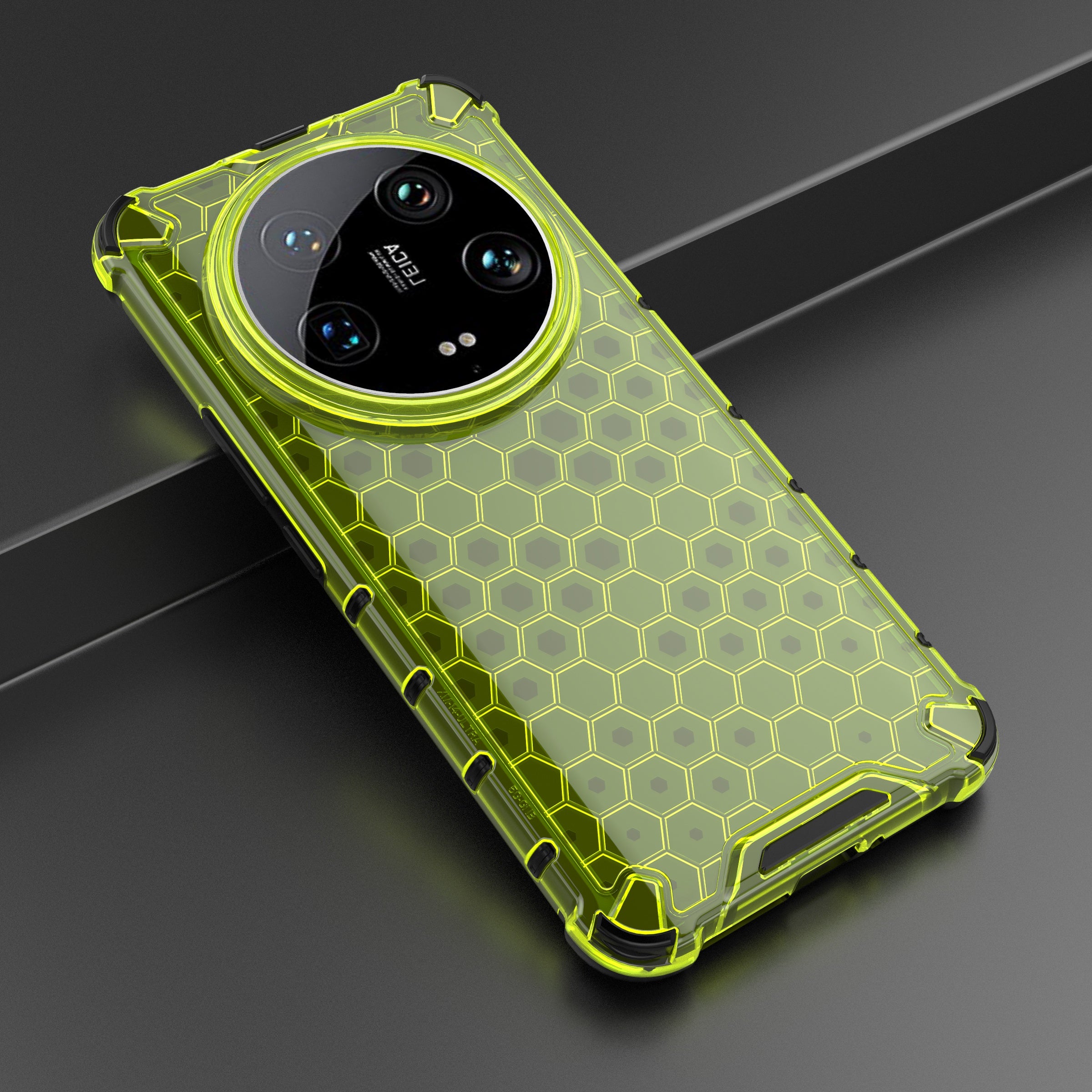 Phone Case for Xiaomi 14 Ultra Shell PC + TPU Hybrid Honeycomb Design Cover