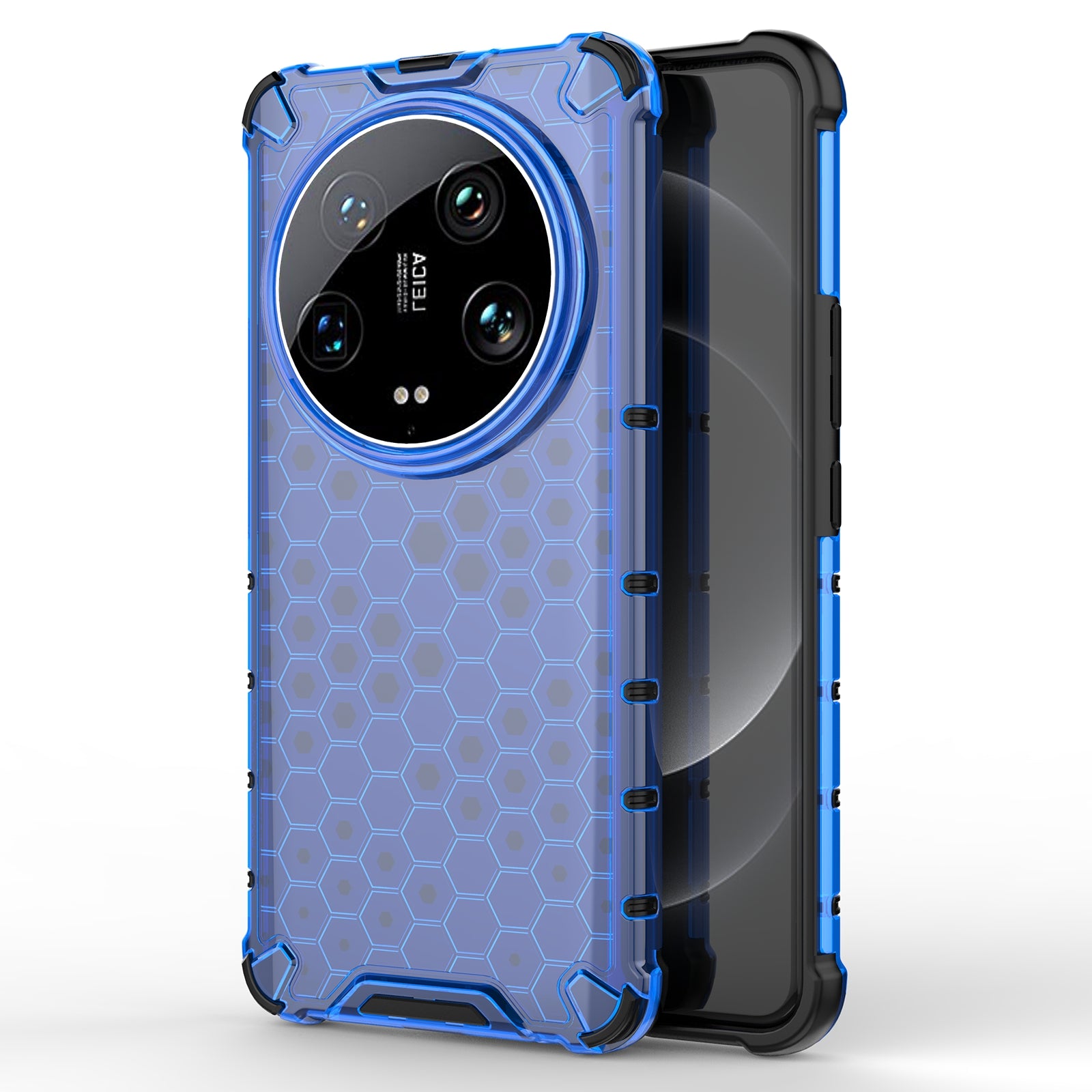 Phone Case for Xiaomi 14 Ultra Shell PC + TPU Hybrid Honeycomb Design Cover