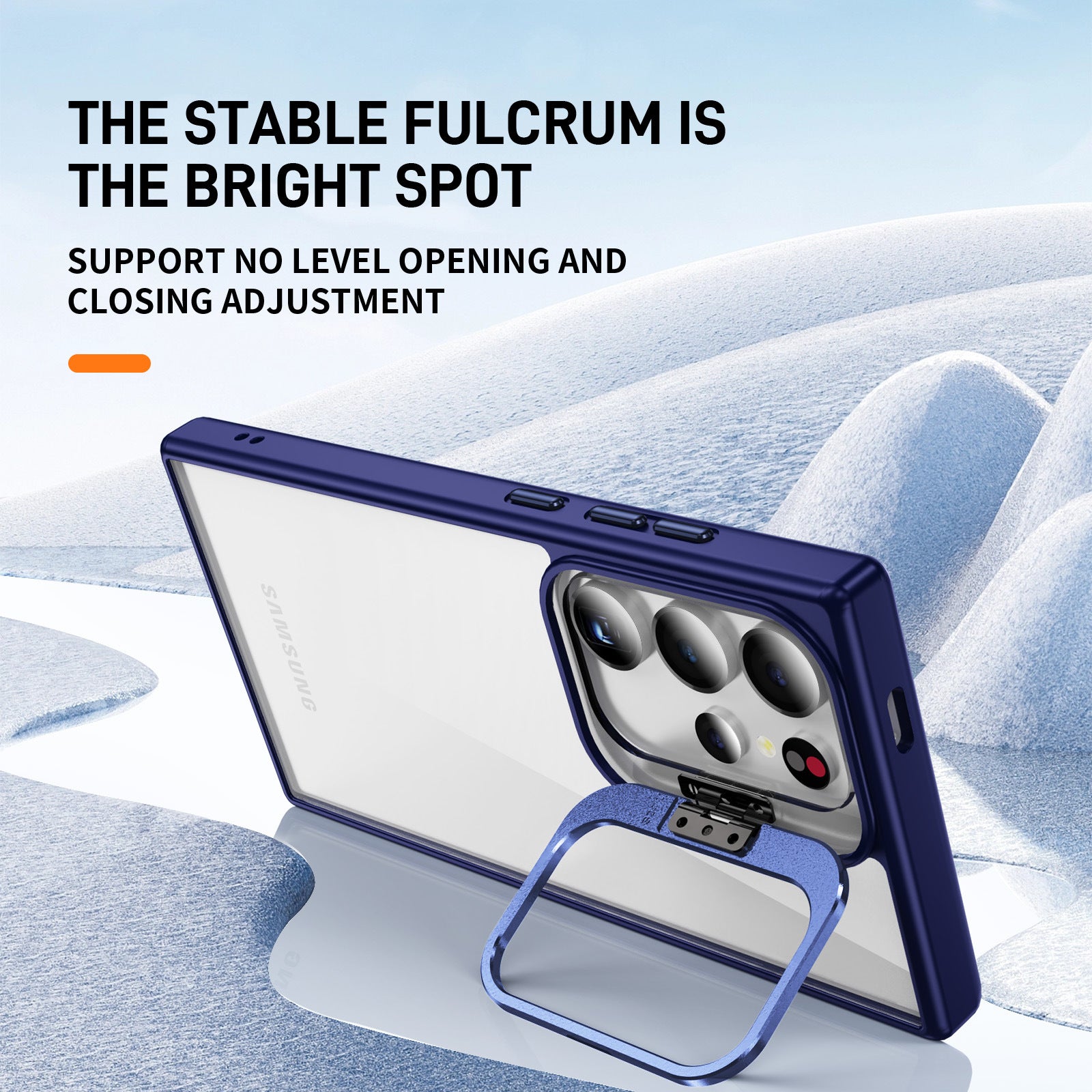 For Samsung Galaxy S24 Ultra Case Camera Frame Hybrid TPU+Acrylic Phone Cover