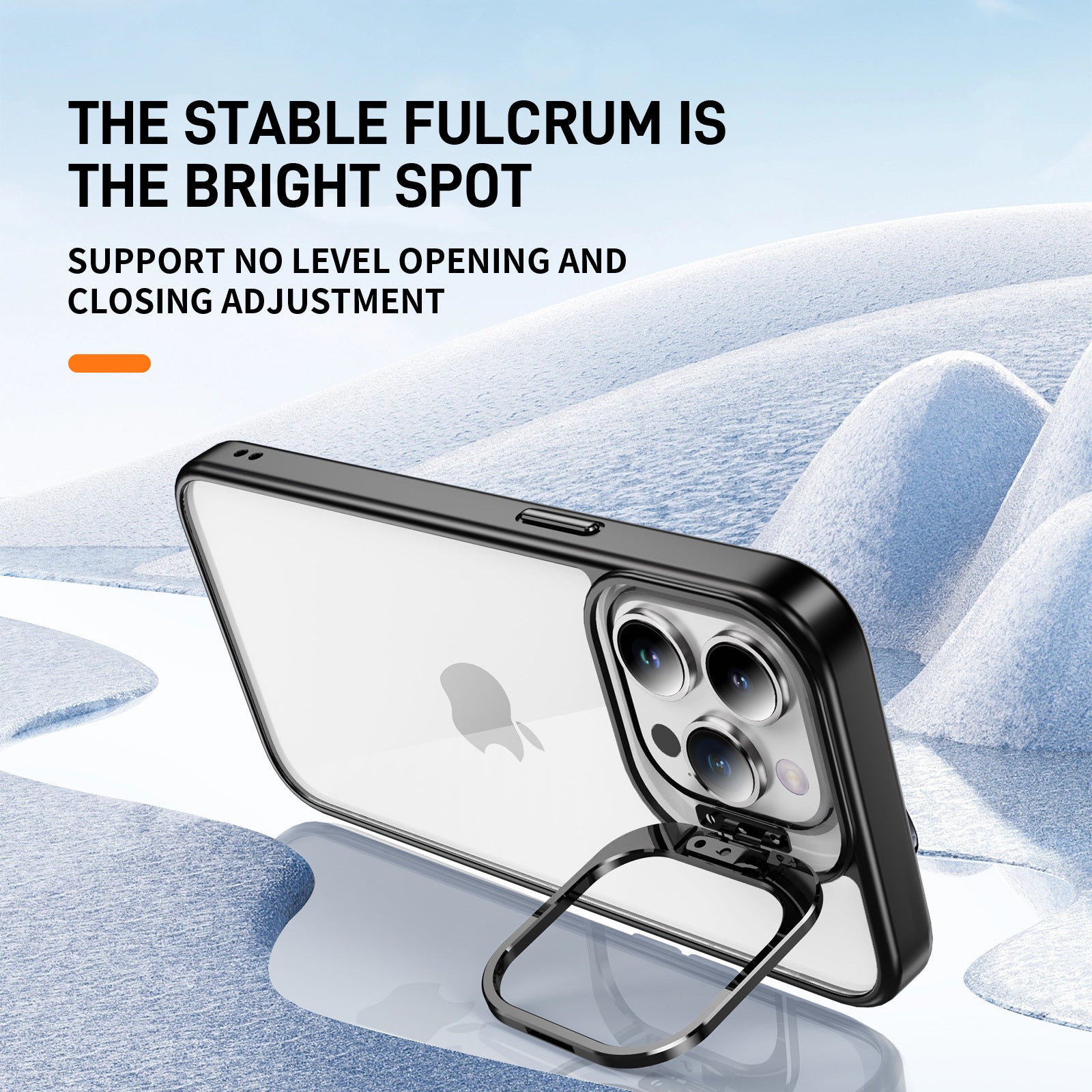 For iPhone 12 Pro Max TPU+Acrylic Case Lens Frame Kickstand Slim Phone Cases