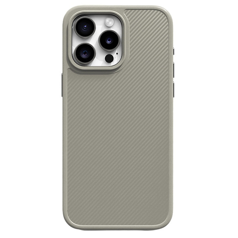For iPhone 15 Pro Max Case Carbon Fiber Texture Anti-scratch Soft TPU Phone Cover
