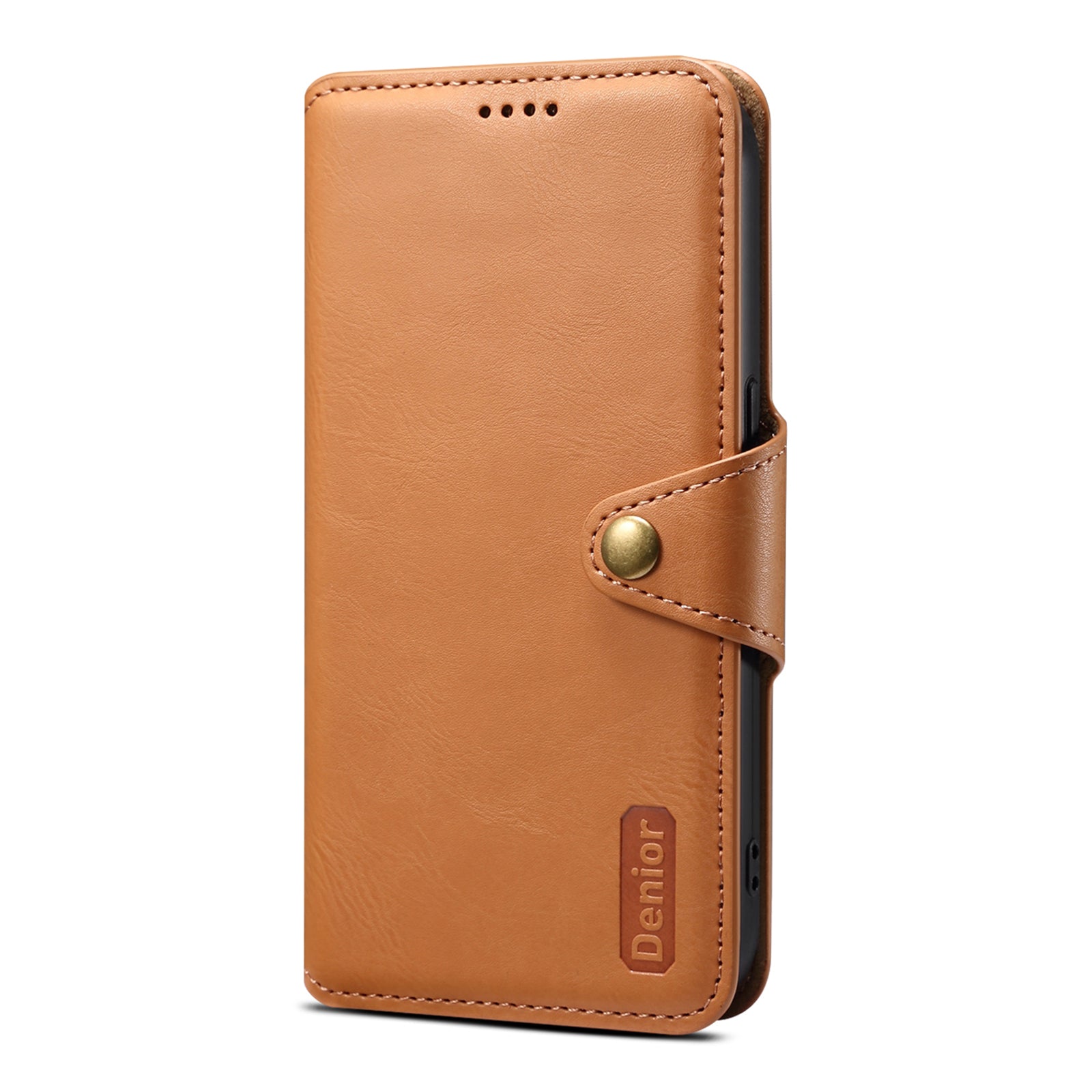 DENIOR For iPhone 7 / 8 / SE (2020) / SE (2022) Case PU Leather Wallet Card Slot Phone Cover