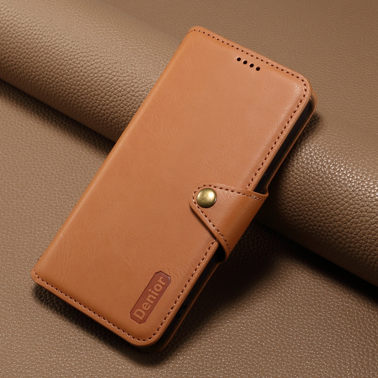 DENIOR For iPhone 7 / 8 / SE (2020) / SE (2022) Case PU Leather Wallet Card Slot Phone Cover