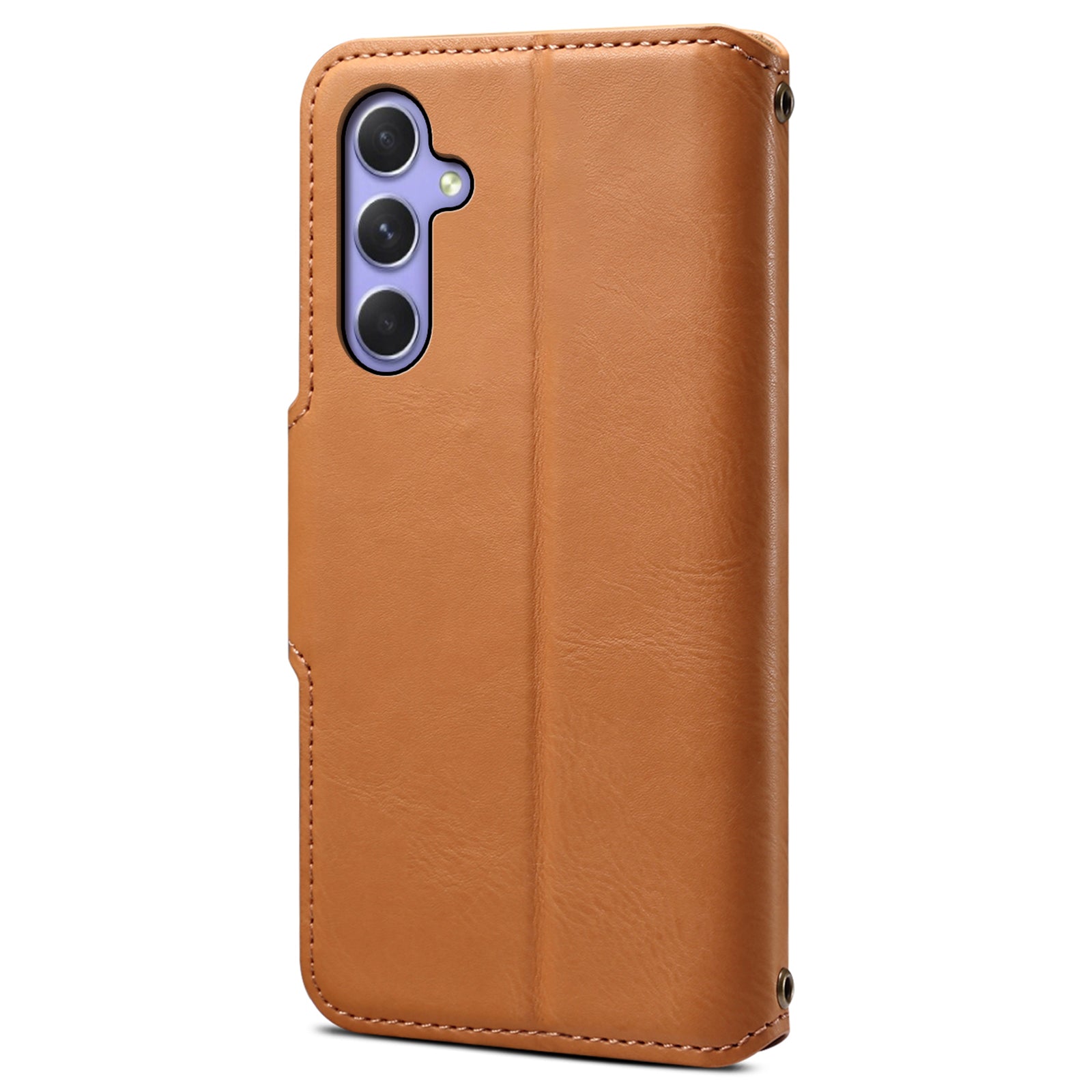 DENIOR For Samsung Galaxy A54 5G Wallet Phone Case Outer PU Leather Soft TPU Cover