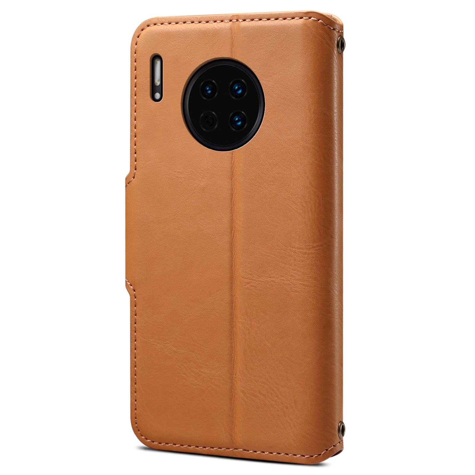 DENIOR For Huawei Mate 30 4G Leather Case Anti-scratch Wallet Phone Cover