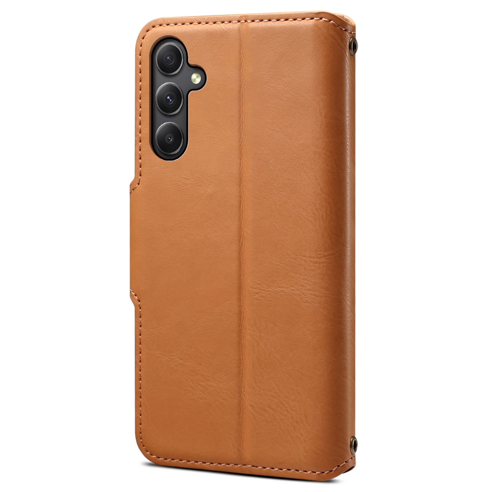 DENIOR For Samsung Galaxy A24 4G (162.1 x 77.6 x 8.3mm) Case Wallet PU Leather Flip Phone Cover