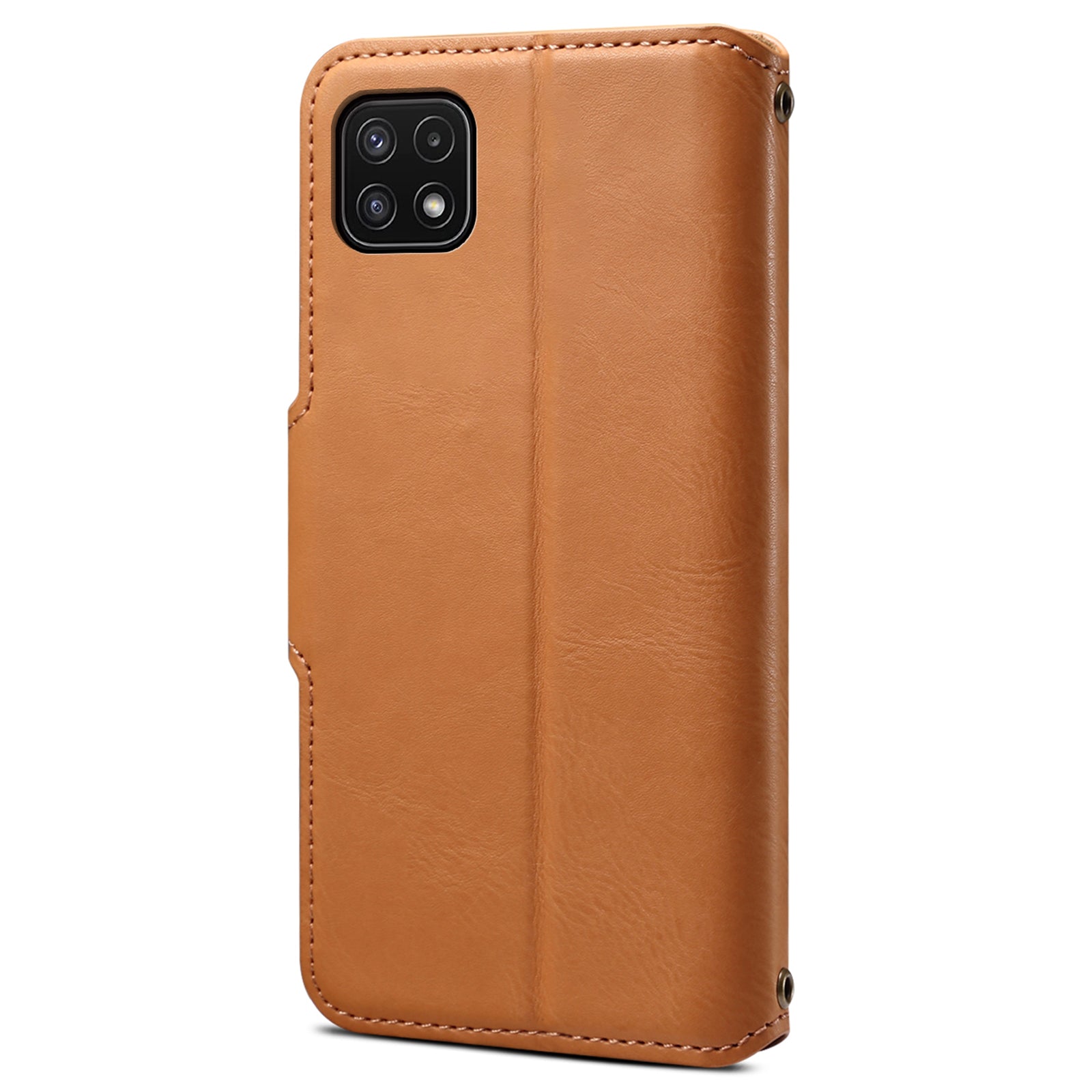 DENIOR For Samsung Galaxy A22 5G (EU Version) Wallet Case Stand Leather Phone Cover