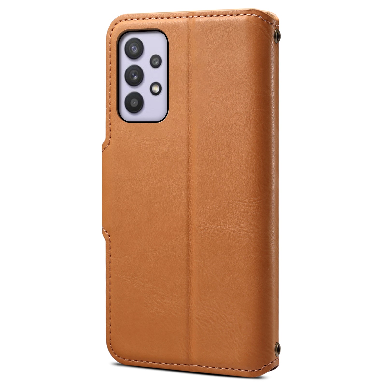 DENIOR For Samsung Galaxy A32 5G / M32 5G Case PU Leather Full Protection Phone Wallet Cover