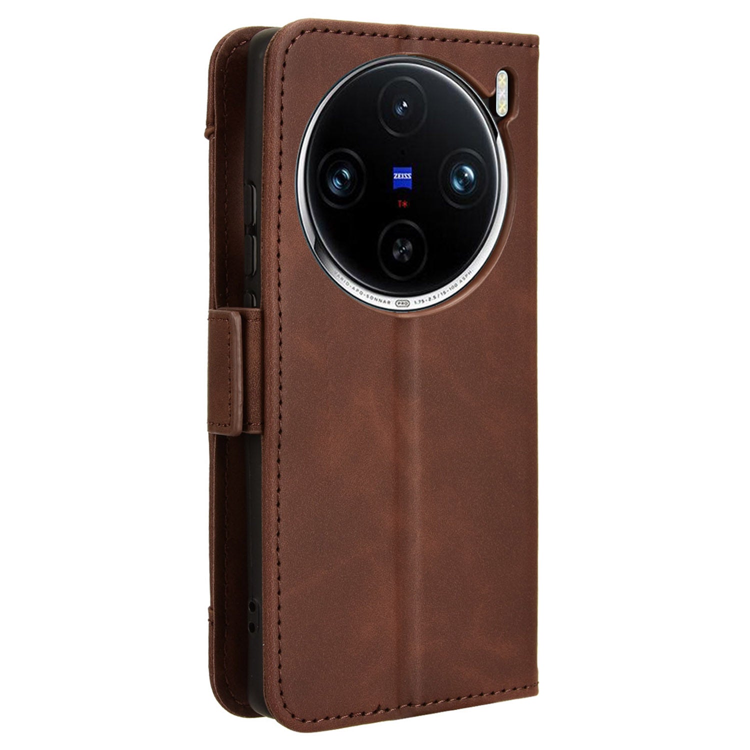 For vivo X100 Pro 5G Case Wallet Leather Phone Cover with Multiple Card Slots
