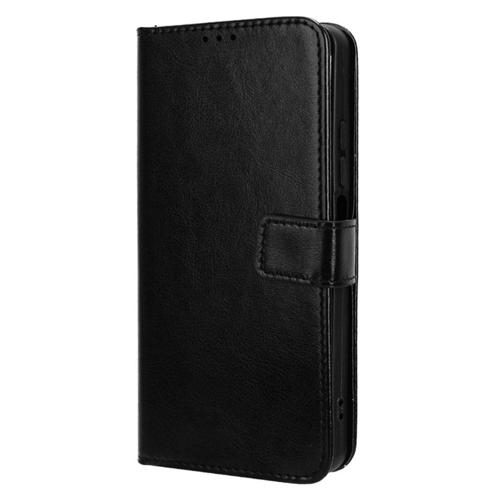 For Realme C67 4G / 12 Lite 4G Case Crazy Horse Texture Leather Flip Wallet Phone Cover