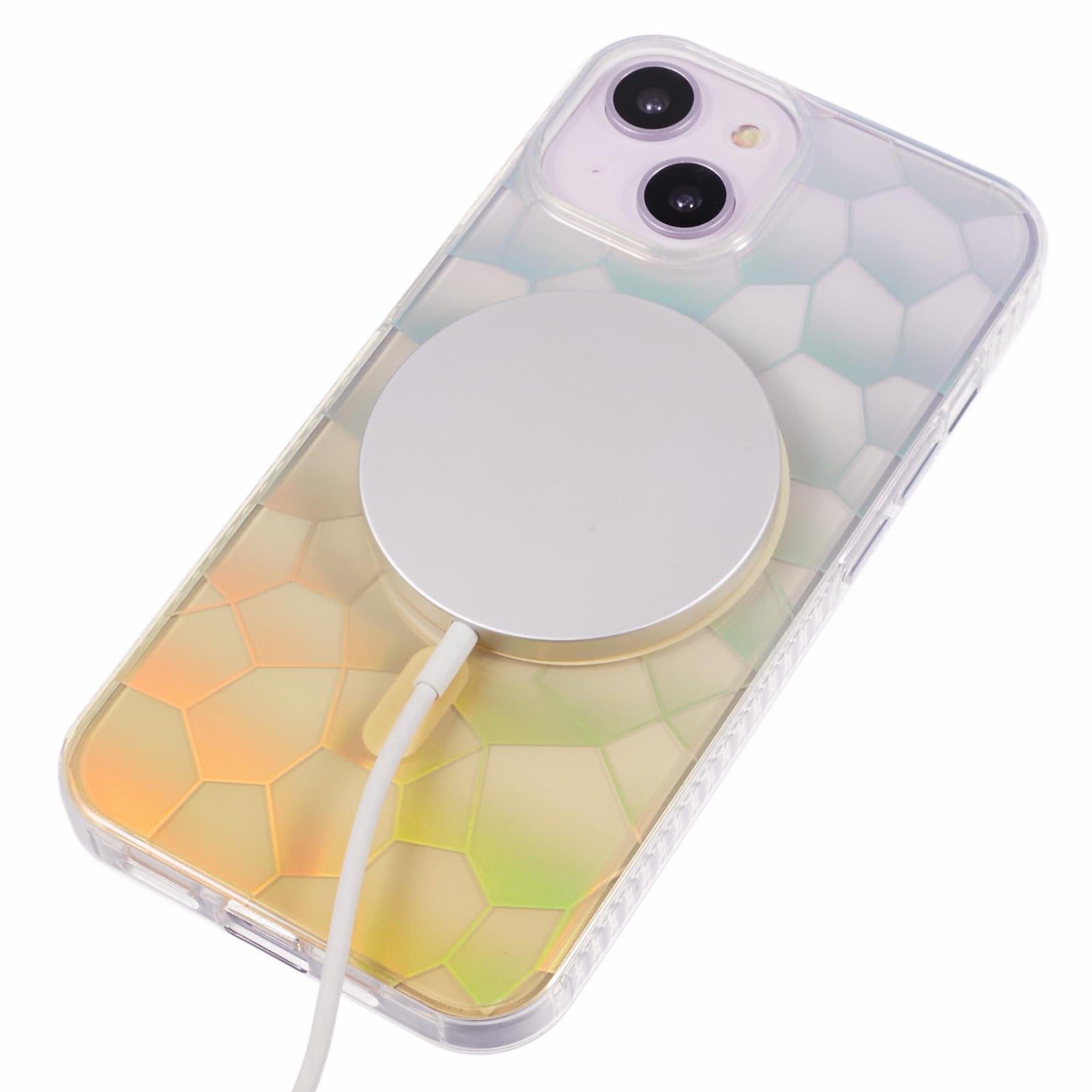 MP Series For iPhone 15 Case Gradient TPU+Acrylic Back Phone Cover Compatible with MagSafe