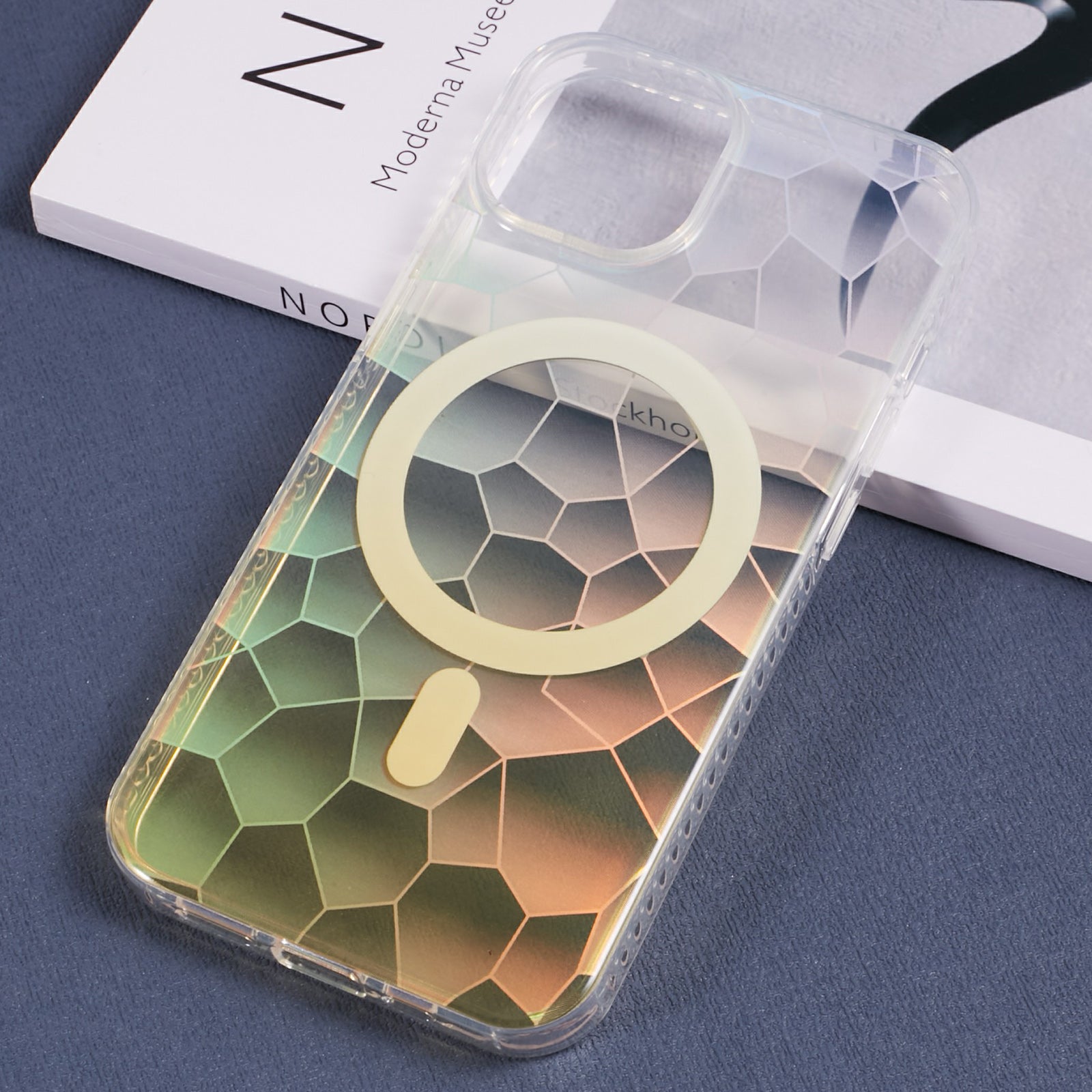 MP Series For iPhone 15 Case Gradient TPU+Acrylic Back Phone Cover Compatible with MagSafe