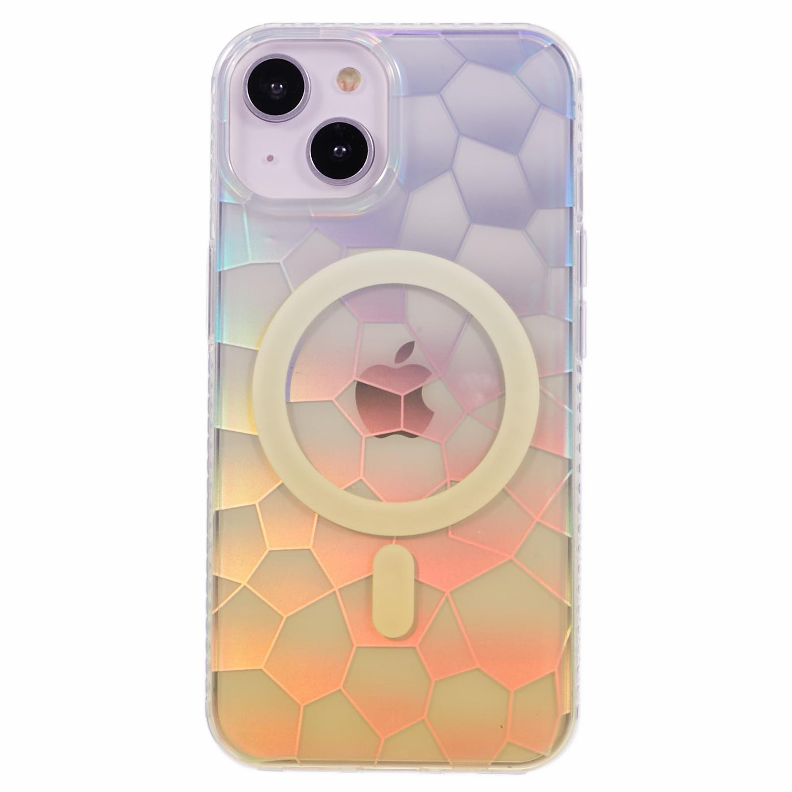 MP Series For iPhone 13 6.1 inch Cell Phone Case TPU+Acrylic Gradient Color Shell Compatible with MagSafe