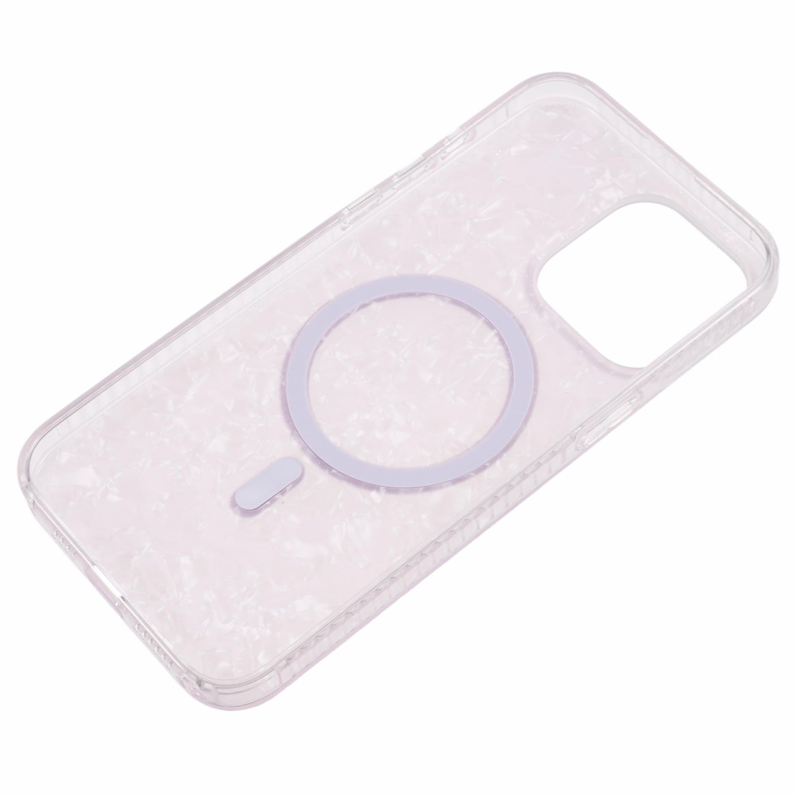 MP Series For iPhone 14 Pro Max Magnetic Phone Case Shiny Seashell Pattern TPU+Acrylic Shockproof Cover