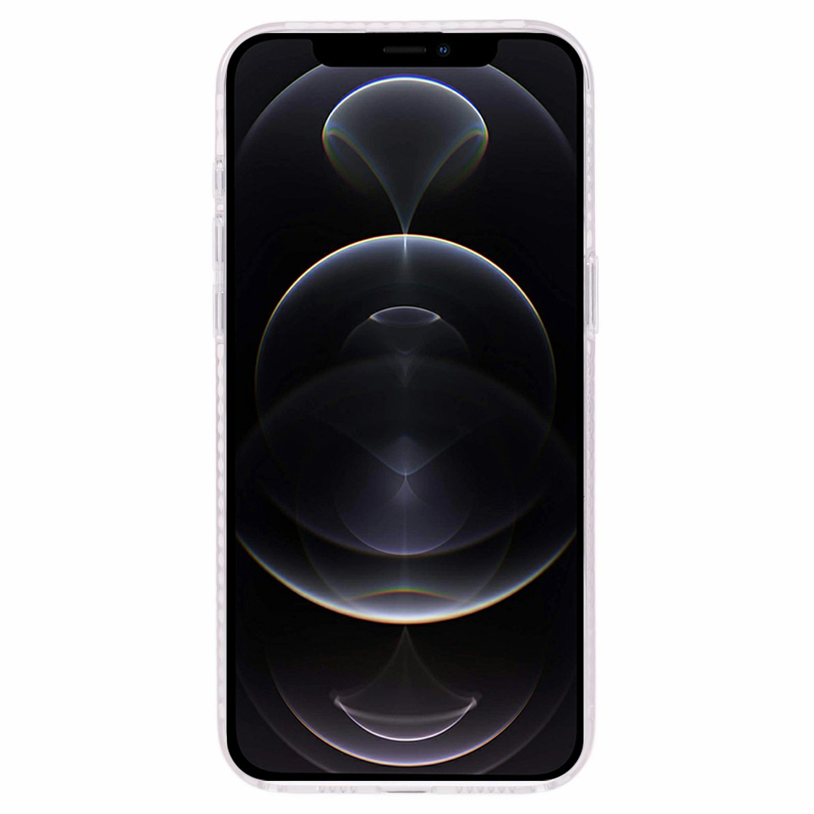 MP Series for iPhone 12 / 12 Pro Magnetic Case TPU+Acrylic IMD Shell Pattern Phone Cover