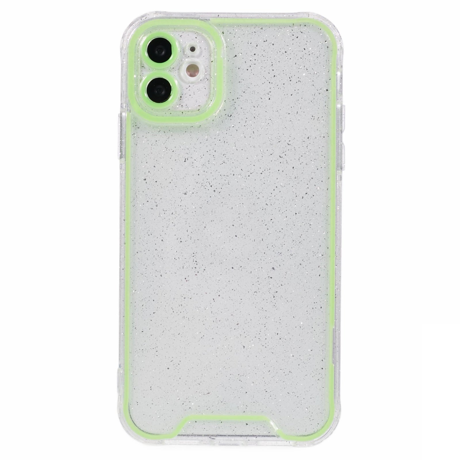 XW Series For iPhone 12 6.1 inch Case Glitter Luminous Noctilucent TPU Phone Cover with Precise Lens Cutout
