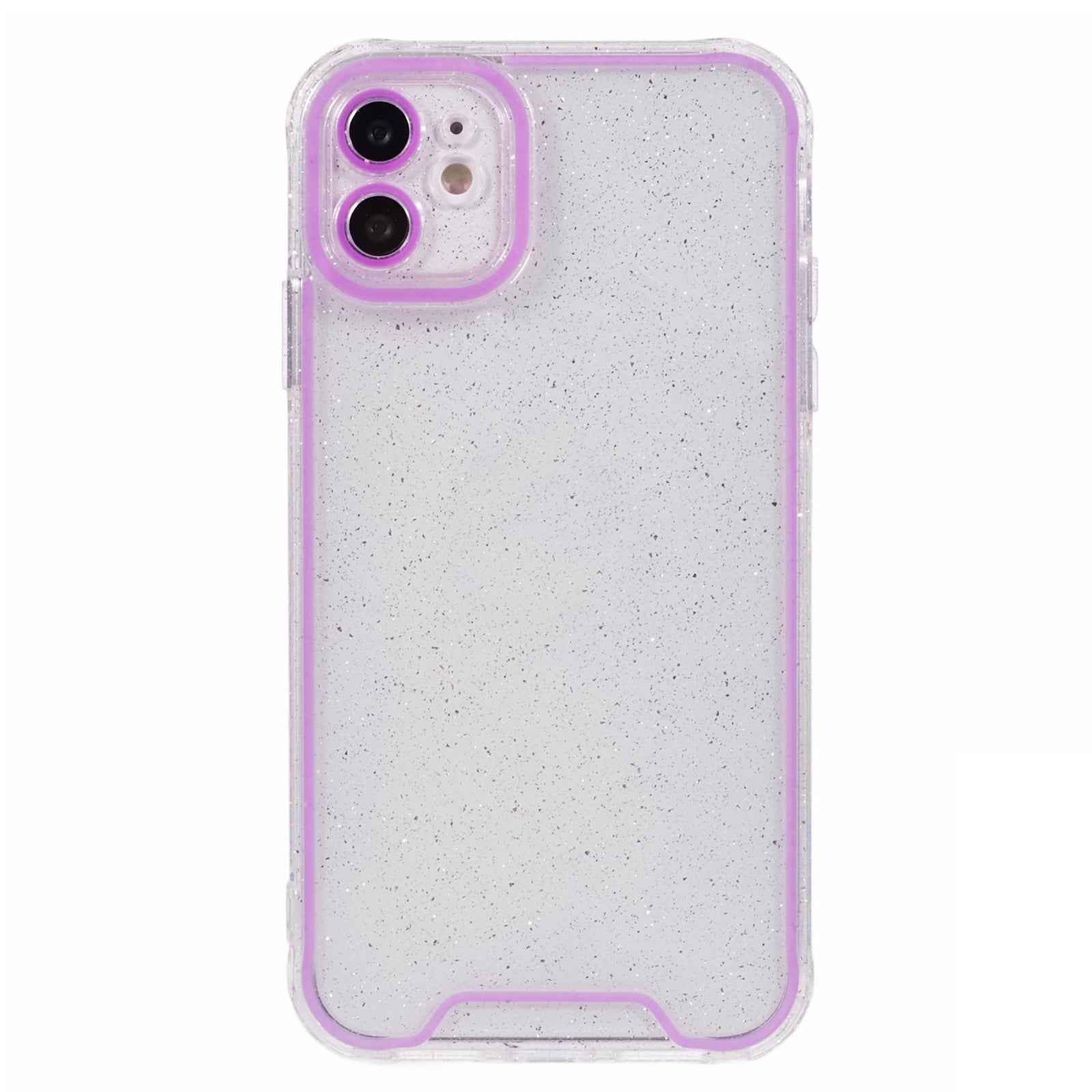 XW Series For iPhone 12 6.1 inch Case Glitter Luminous Noctilucent TPU Phone Cover with Precise Lens Cutout