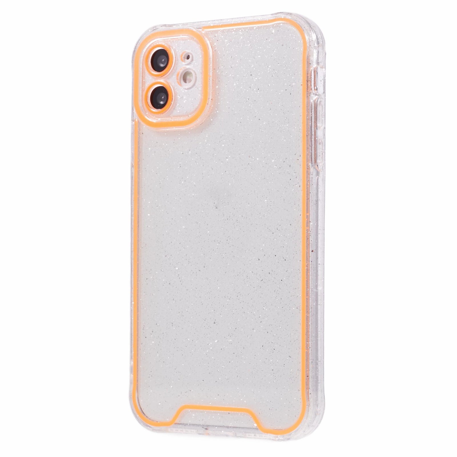 XW Series For iPhone 11 TPU Case Glitter Powder Luminous Noctilucent Back Phone Cover