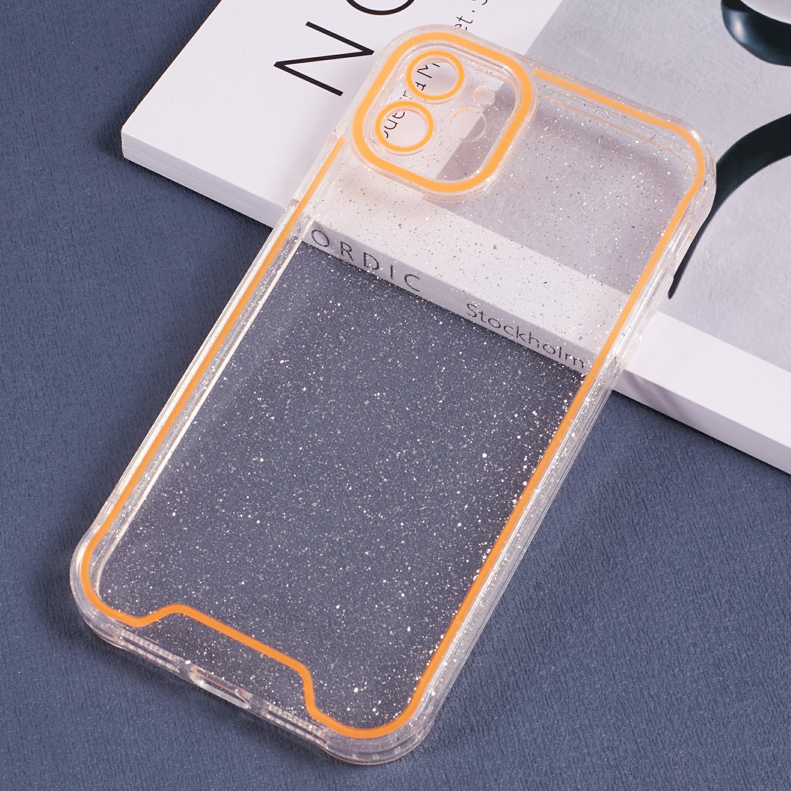 XW Series For iPhone 11 TPU Case Glitter Powder Luminous Noctilucent Back Phone Cover