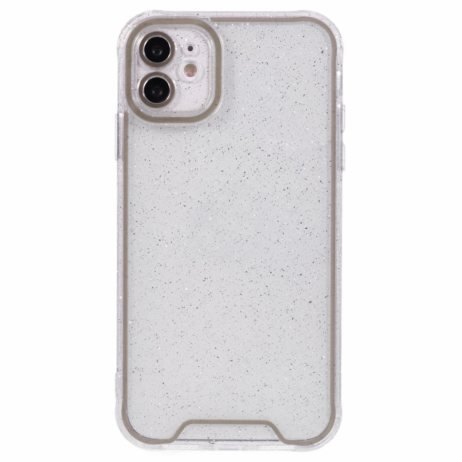 XW Series For iPhone 11 TPU Case Glitter Powder Luminous Noctilucent Back Phone Cover