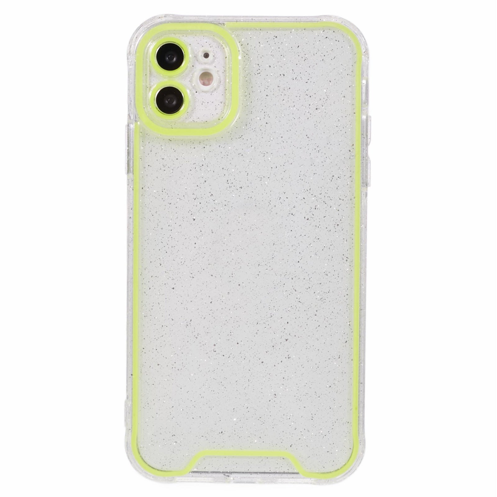 XW Series For iPhone 11 TPU Case Glitter Powder Luminous Noctilucent Back Phone Cover